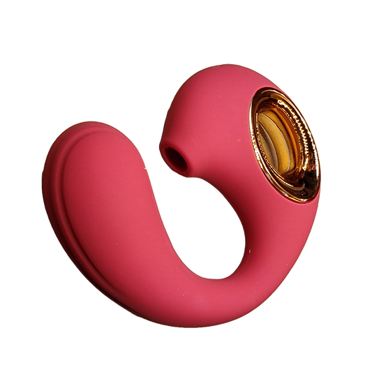 sex toy con vibrazione interna e suzione esterna