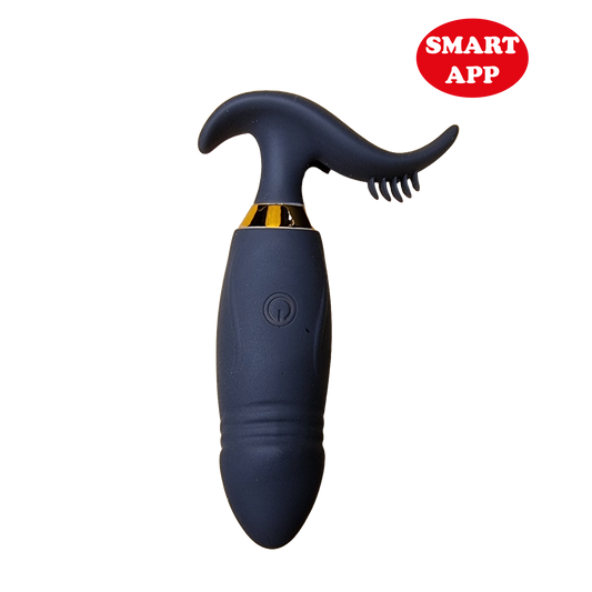vibratore telecomandato silicone nero
