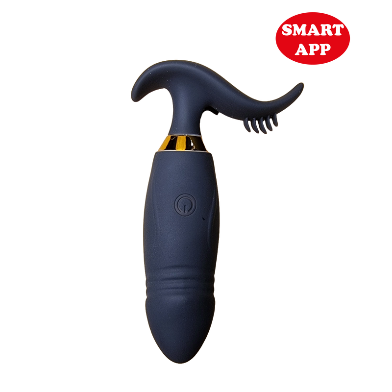 vibratore telecomandato silicone nero

