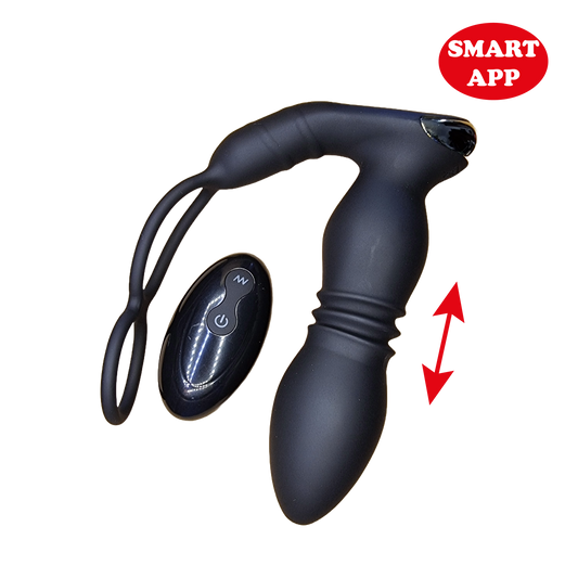 vibratore unisex con funzione spinta app controll
