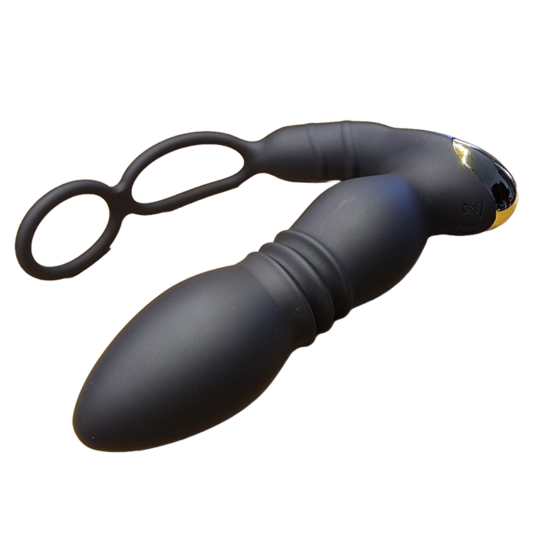 Vibratore anale con funzione spinta uomo