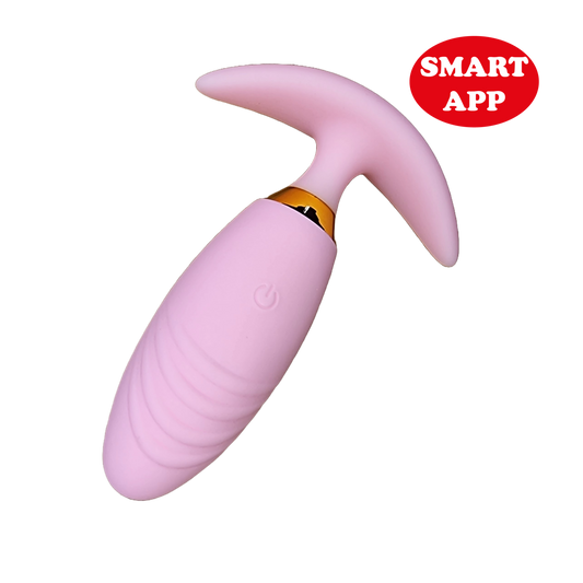Vibratore silicone rosa app control
