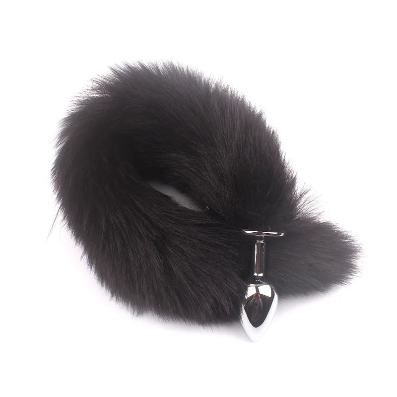 Plug Anale con Coda Fluffy – Stimolazione Interna e Giochi di Ruolo Sexy