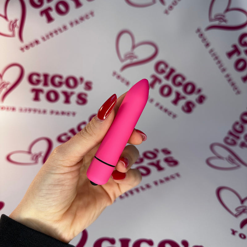 mini vibratore da viaggio rosa