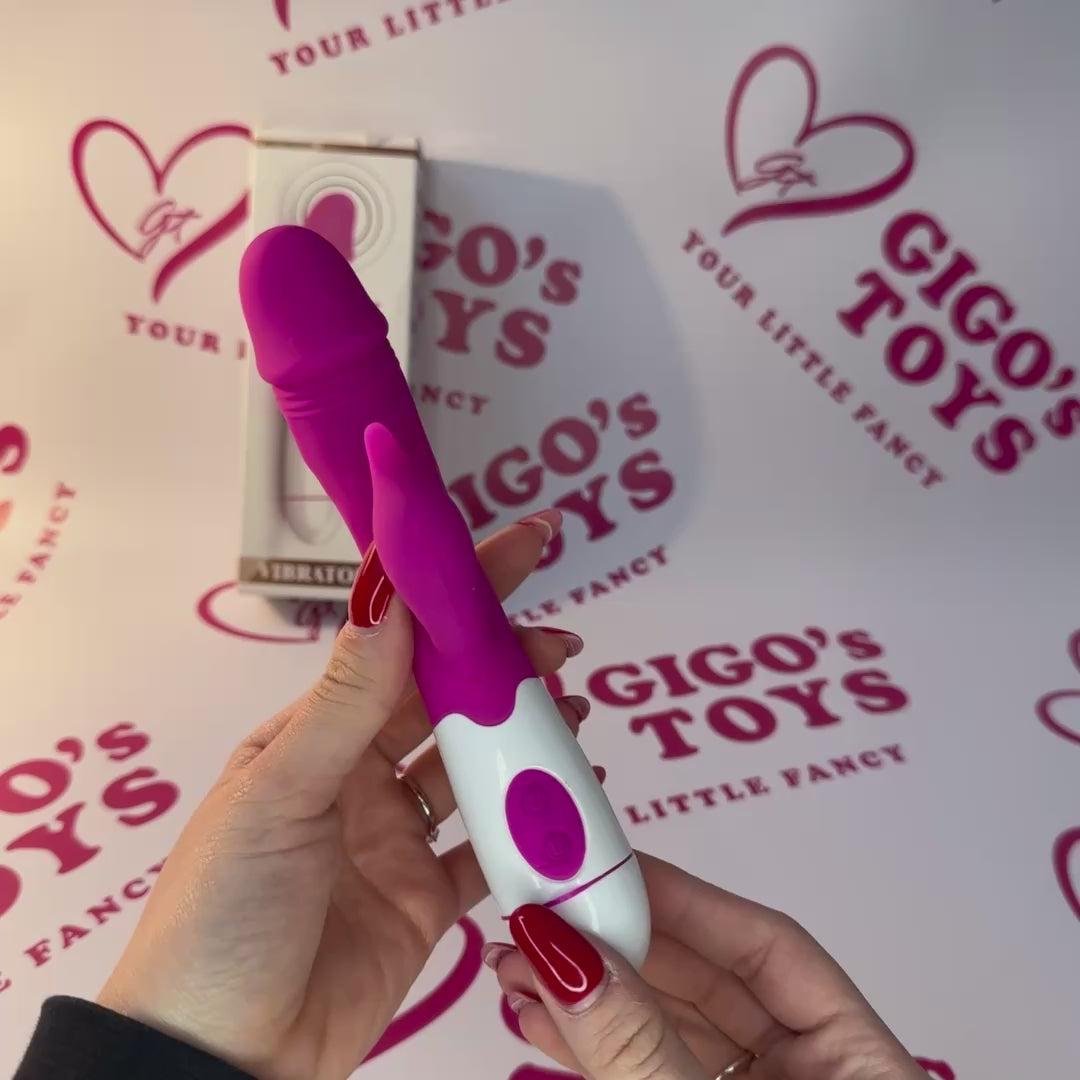 Sex toy a doppia stimolazione rosa